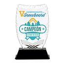 Trofeo acrílico impreso a color. Ref. 24082