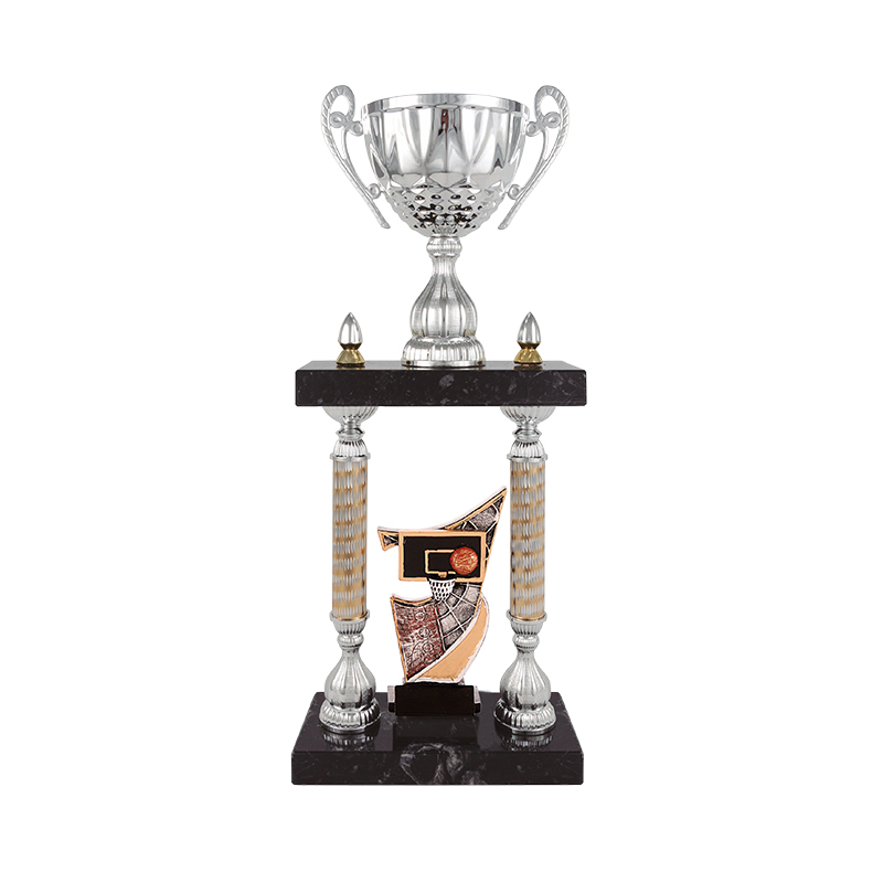 Trofeo Columna copa con aplique