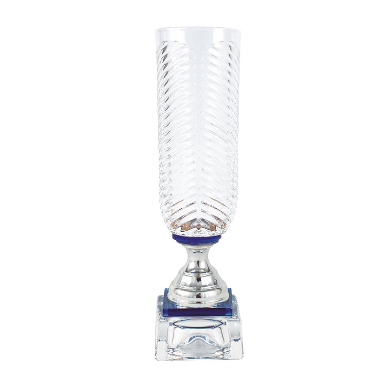 Trofeo Jarrón cristal base de cristal