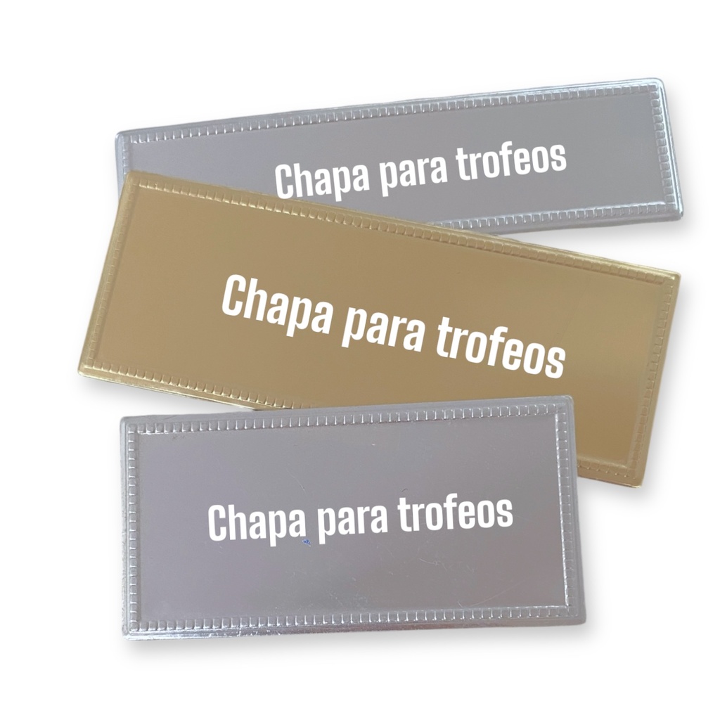 Grabación chapas de trofeos