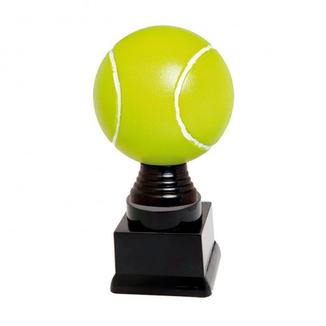 Trofeo de plástico pelota tenis/pádel de 3 alturas. Ref. 24124