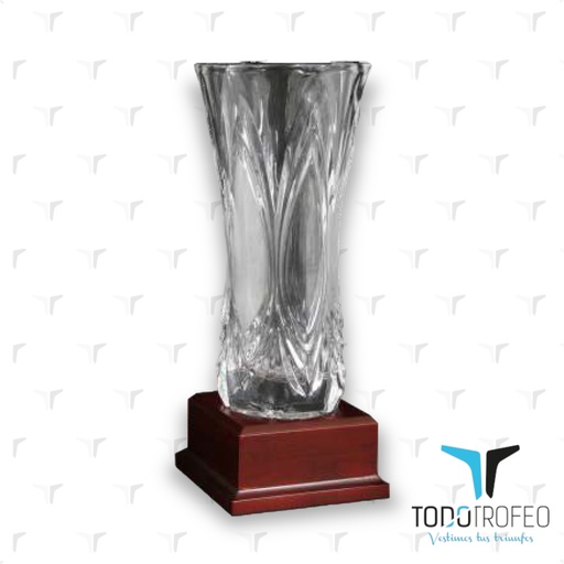 [C12024.2] Jarrón 12024/2 alt.30cm cristal labrado