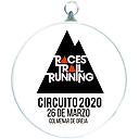 Medalla de cristal redonda  60mm S04B