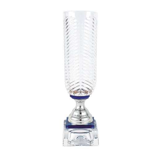 Trofeo Jarrón cristal base de cristal