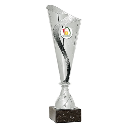 Trofeo Económico de 3 alturas con disco. Ref. 24078