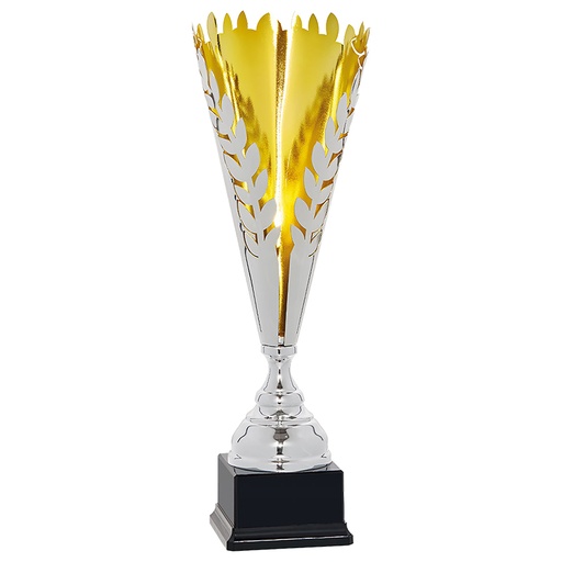 Copa Bicolor Plata-Oro con laurel
