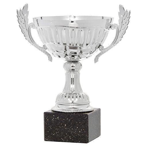 Trofeo copa con relieve y asas
