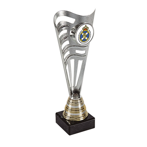 Trofeo Económico de 3 alturas con disco. Ref. 24070