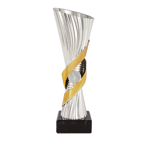 Trofeo Económico de 3 alturas con disco. Ref. 24074