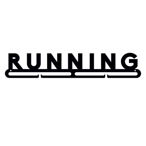 [MDL.018-1] Medallero metal letras running de 400mm