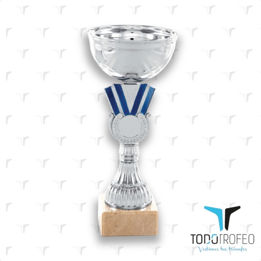[C15083.2] Trofeo 15083/2 alt.21cm azul/plata