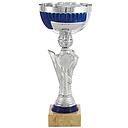 [C18048.2] Trofeo 18048/2 alt.34cm plata/azul